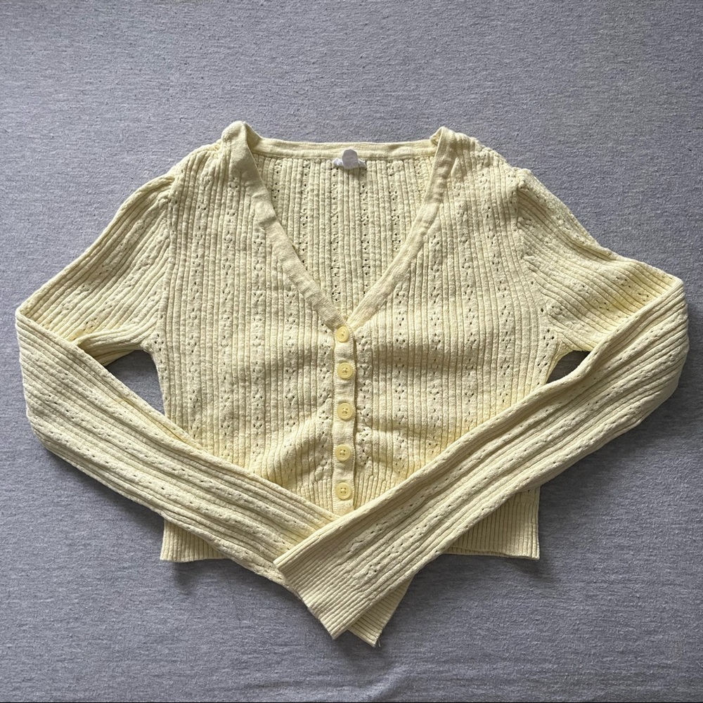 Garage Fitted Cardigan Crop